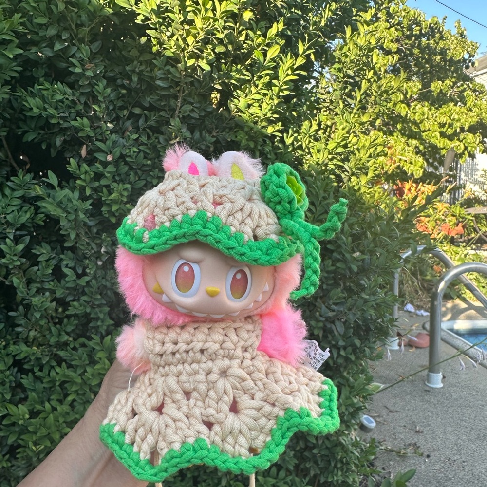 Labubu crochet fashion clothing only